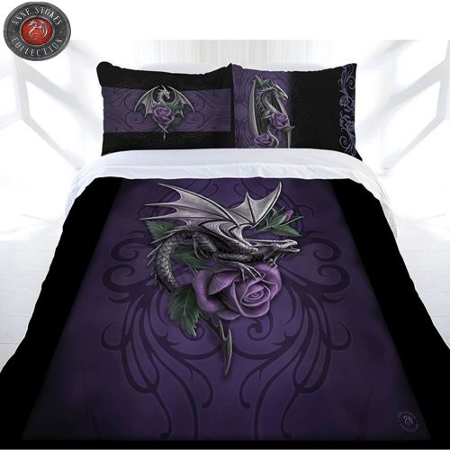 Dragon Beauty Quilt Cover Set by Anne Stokes