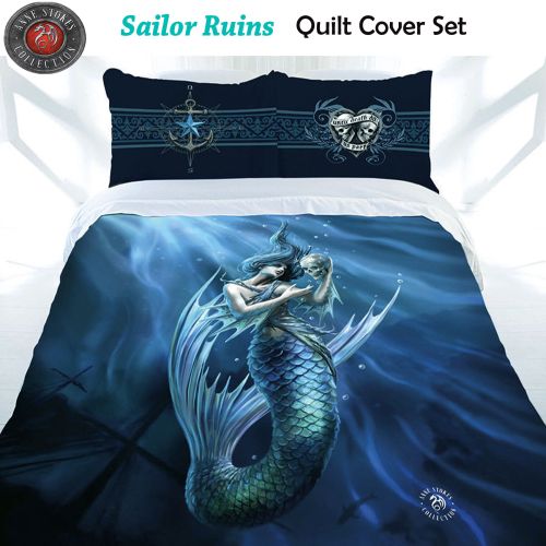 Sailor Ruins Quilt Cover Set by Anne Stokes