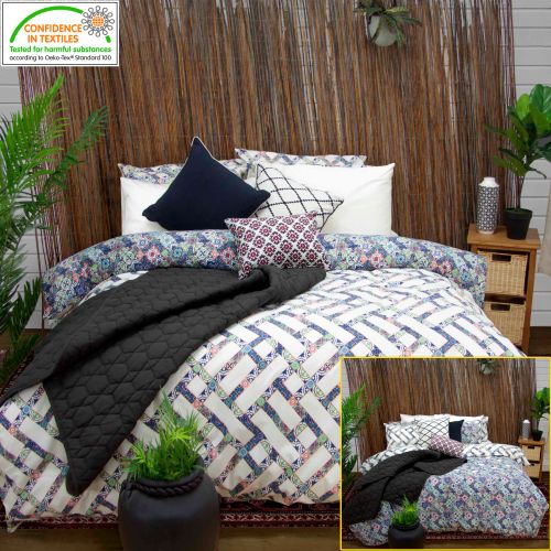 Corley Quilted Reversible Quilt Cover Set by Apartmento