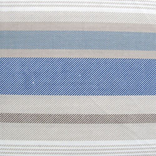 Oxford Blue Striped Quilt Cover Set King by Apartmento