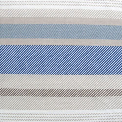 Oxford Blue Striped Quilt Cover Set King by Apartmento