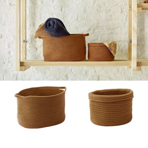 RENA Cinnamon Storage Basket by Aquanova