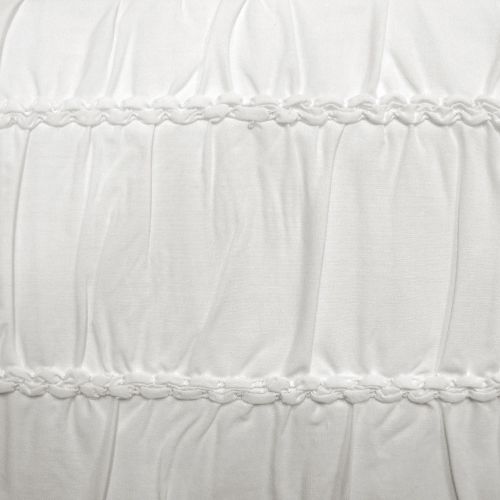 Cotton Rich Tuscany White Ruched Quilt Cover Set by Ardor
