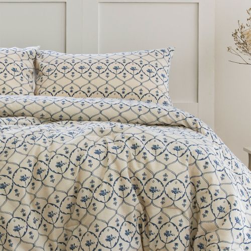 Tosca Linen 3 Pcs Printed Comforter Set by Ardor