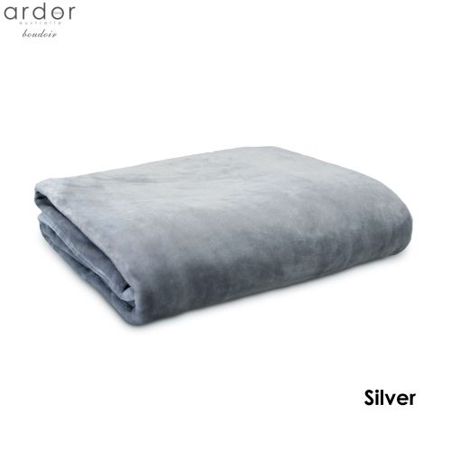 Lucia Luxury Push Blanket Silver by Ardor