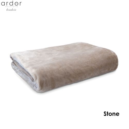 Lucia Luxury Push Blanket Stone by Ardor