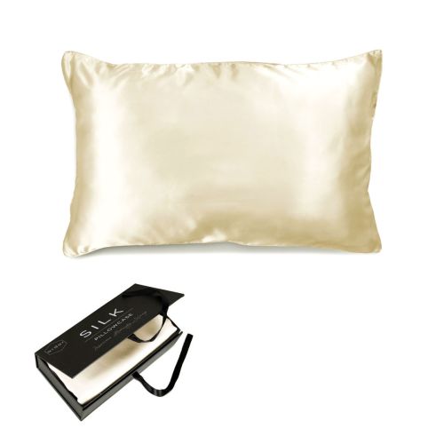 Mulberry Silk Standard Pillowcase Ivory Dreams 51 x 76 cm by Ardor