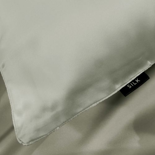 Mulberry Silk Standard Pillowcase Silver Nights 51 x 76 cm by Ardor