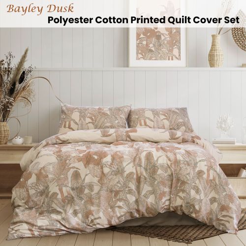 Bayley Dusk Printed Quilt Cover Set by Ardor