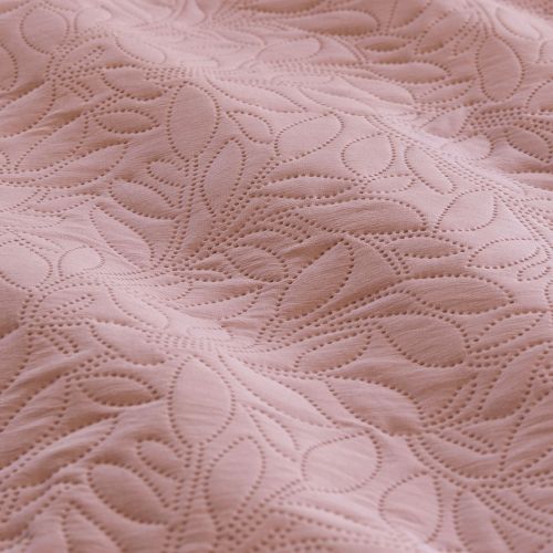 Lottie Blush Pinsonic Embossed Quilt Cover Set by Ardor