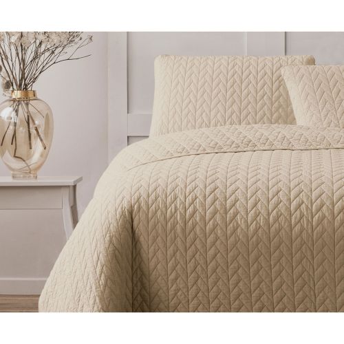 Maya Linen Quilted Quilt Cover Set by Ardor