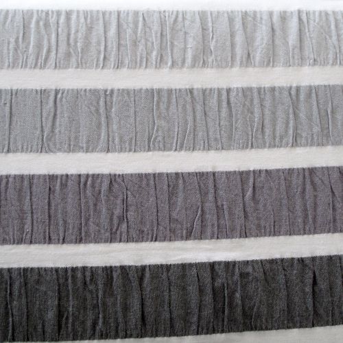 Rouche Grey Yarn Dyed Seersucker Quilt Cover Set by Ardor