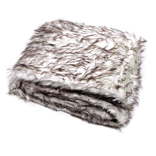 Arctic Hare Luxury Animal Faux Fur Extra Large Throw Blanket 152 x 203 cm