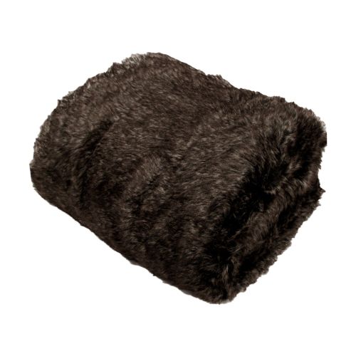 Brown Bear Luxury Animal Faux Fur Extra Large Throw Blanket 152 x 203 cm