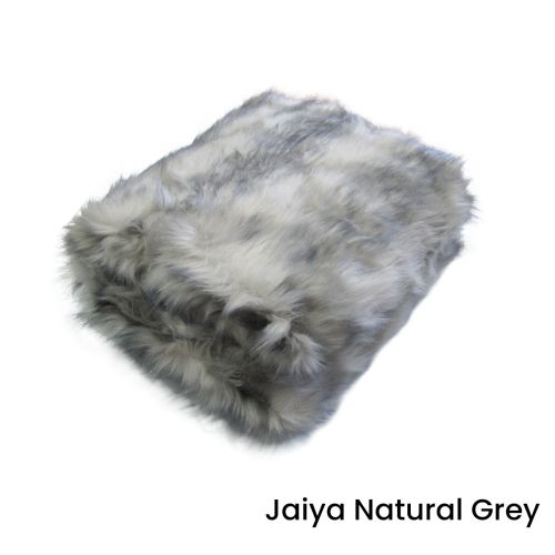 Assorted Luxury Animal Long Hair Faux Fur Throw Rug 127 x 152 cm