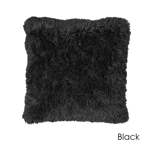 Long Hair Faux Fur Filled European Cushion 60 x 60 cm