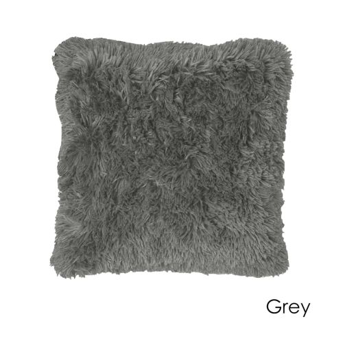 Long Hair Faux Fur Filled European Cushion 60 x 60 cm