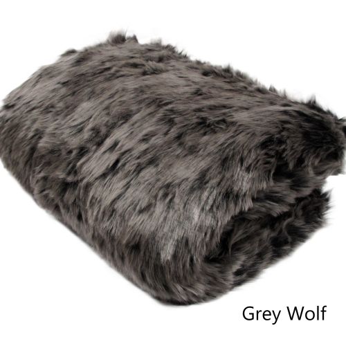 Luxury Long Hair Faux Fur Animal Throw 130 x 160 cm by Artex