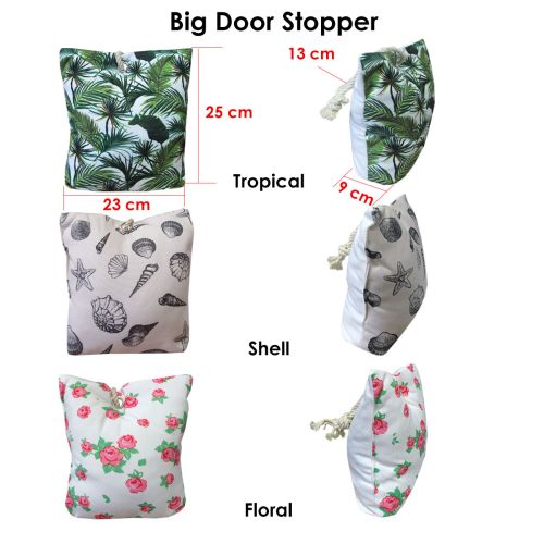 Print Big Fabric Door Stopper Doorstop Home Decor