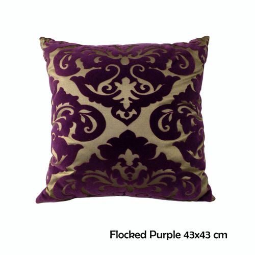 Assorted Floral Leaves Square Filled Cushion