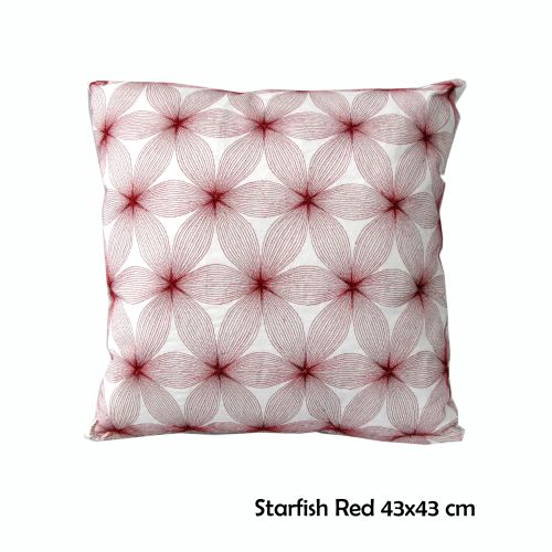 Assorted Floral Leaves Square Filled Cushion