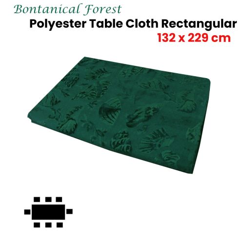 Botanical Forest Polyester Table Cloth 132 x 229cm