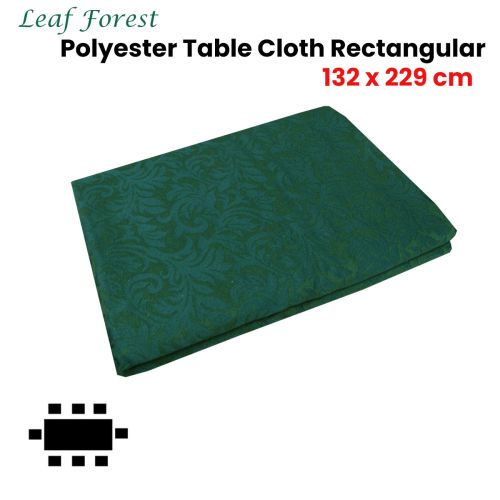 Leaf Forest Polyester Table Cloth 132 x 229cm