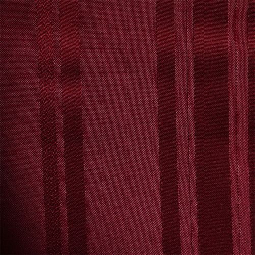 Burgundy Stripes Polyester Table Cloth 152 x 259cm