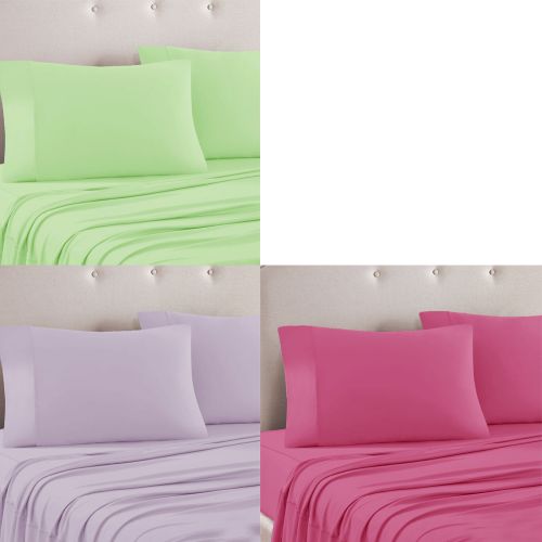 240TC Polyester Cotton Sheet Set King Single