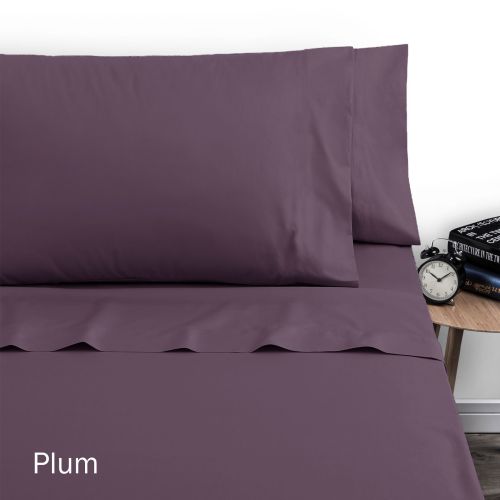 250TC Polyester Cotton Sheet Set Single by Artex