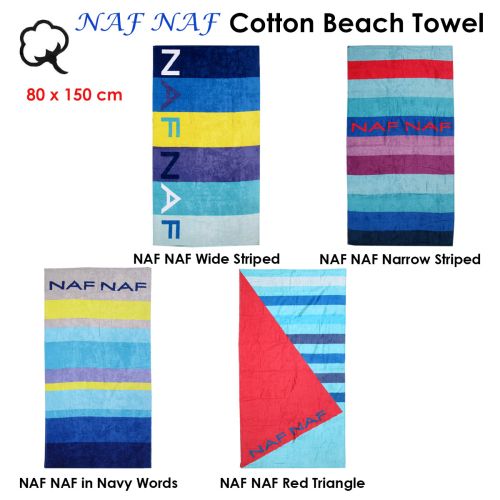 NAF NAF Series Cotton Beach Towel 80 x 150 cm