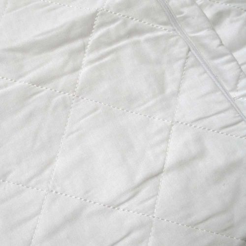 Pair of Lightly Quilted Cotton Standard Pillow Protectors 48 x 74 cm by Artex