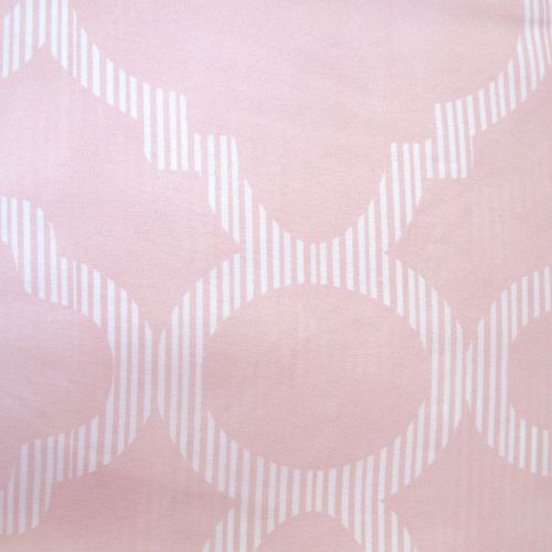 Peach Trellis Geometric Pattern Printed Microfiber Polyester Quilt Cover Set by Artex