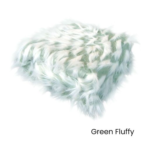 Riley Modern Pattern Faux Fur Throw Rug 127 x 152 cm