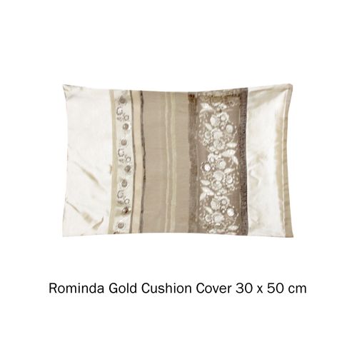 Rominda Gold Retangular Cushion Cover by Manhattan