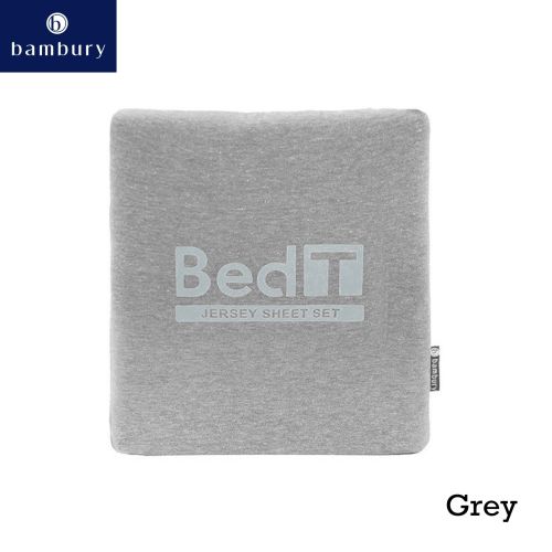 Jersey Knit Sheet Set Grey by Bed T