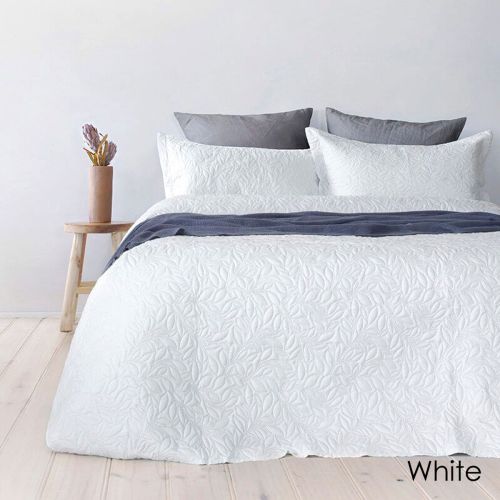 Botanica Embossed Queen / King Sized Coverlet Set by Bambury