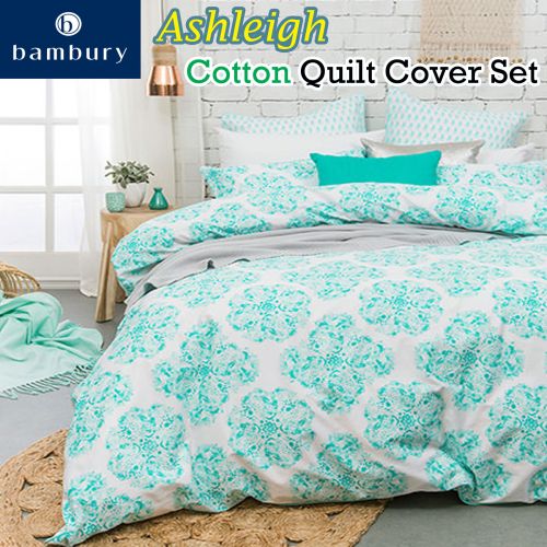 Ashleigh Cotton Quilt Cover Set by Bambury