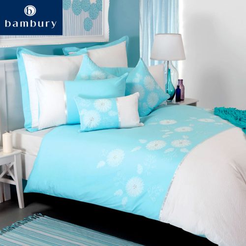 Marlow Embellished Cotton Quilt Cover Set by Bambury