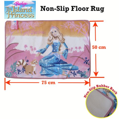 Barbie Non Slip Floor Rug 50 x 75 cm