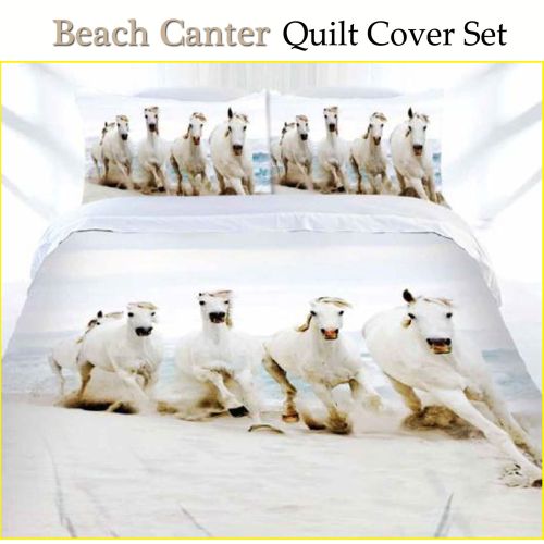 Beach Canter Quilt Cover Set by Just Home