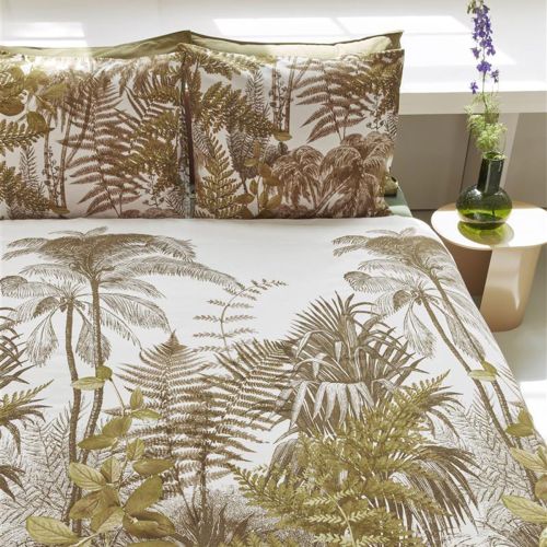 Caribe Ochre Cotton Quilt Cover Set by Bedding House
