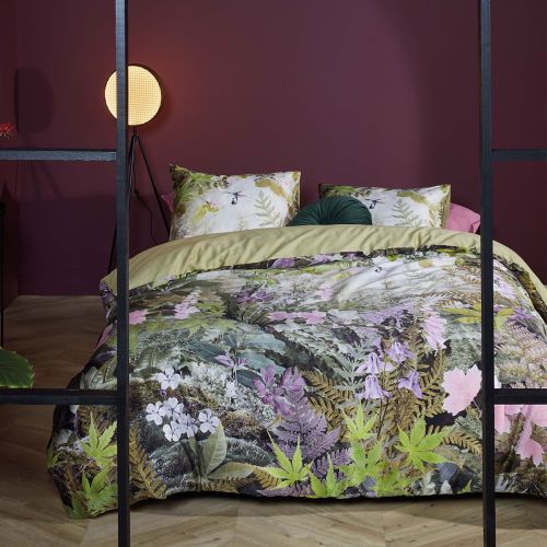 Charming Green Cotton Sateen Quilt Cover Set by Bedding House