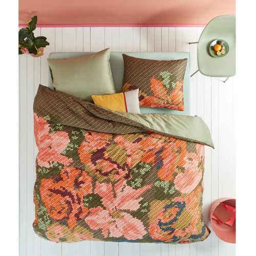 Embroidered Flower Multi Cotton Sateen Quilt Cover Set by Oilily