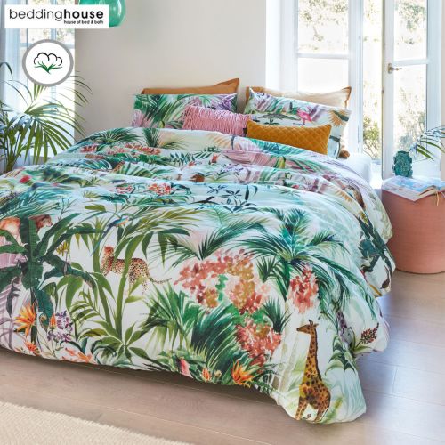 Paradise Lost Multi Cotton Quilt Cover Set by Bedding House