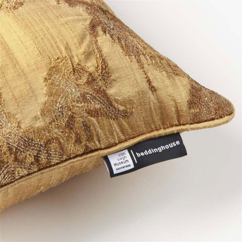 Van Gogh Fleur d'Or Embroidered Oblong Filled Cushion 30cm x 50cm by Bedding House
