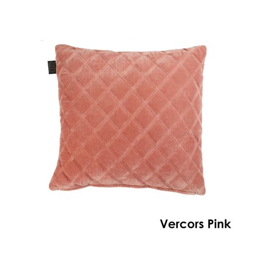 Vercors Luxury Cotton Velvet Filled Cushion 43 x 43 cm by Bedding House