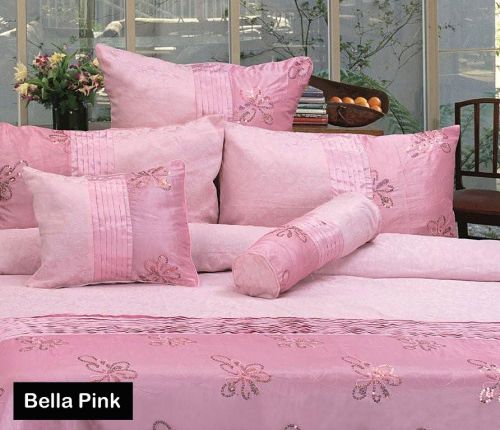 Bella Quilt Cover Set Pink by Phase 2