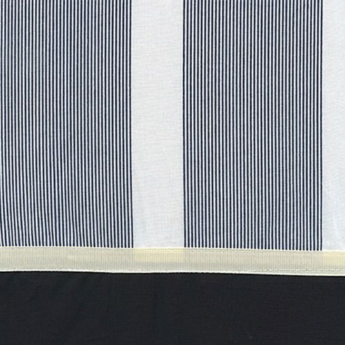 Bondi Polyester Cotton Black/Off White Quilt Cover Set Double by Belmondo
