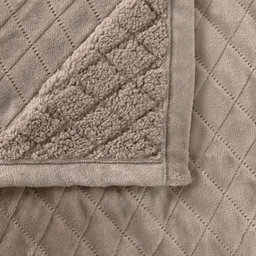 Mansfield Blanket Taupe (Also Known as Silver Grey) by Bianca
